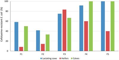 Within-farm dynamics of ESBL-producing Escherichia coli in dairy cattle: Resistance profiles and molecular characterization by long-read whole-genome sequencing